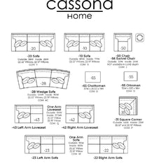 2500-20 TUX SOFA