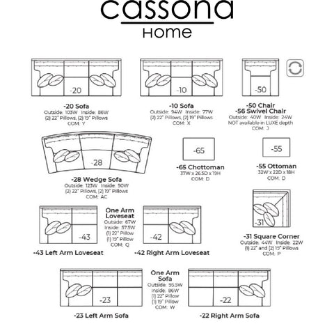 2500-28 PANEL SOFA