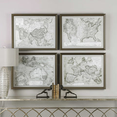 WORLD MAP WALL DECOR