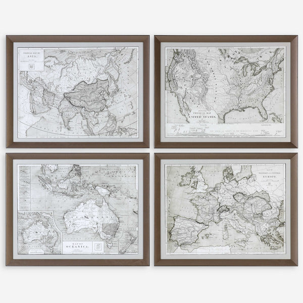 WORLD MAP WALL DECOR