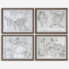 WORLD MAP WALL DECOR