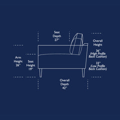 GRAND TRACK ARM SOFA