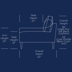 SLOPE ARM SOFA