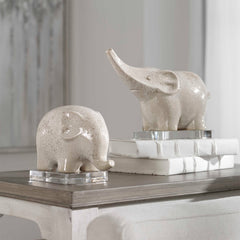 PRINCESS ELEPHANT SCULPTURES, S/2