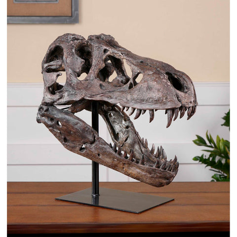 DINOSAUR SKULL SCULPTURE