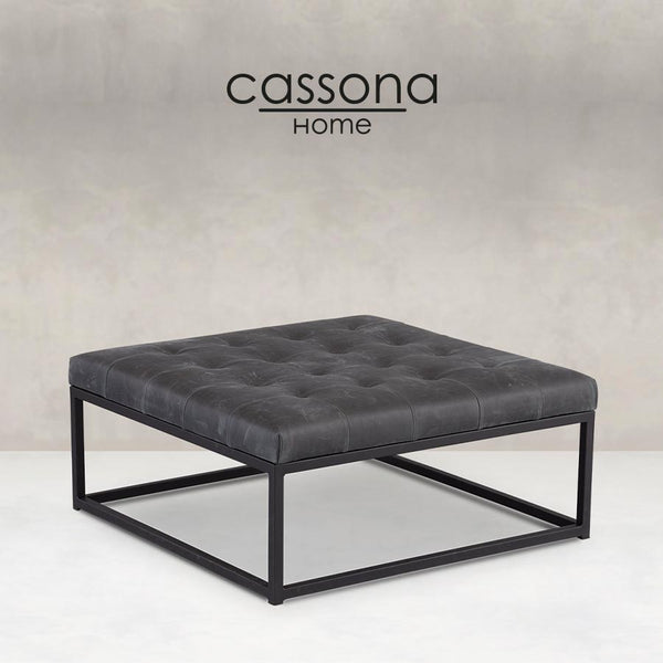 BOX METAL OTTOMAN SQUARE