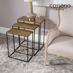 BATTLE NESTING END TABLE