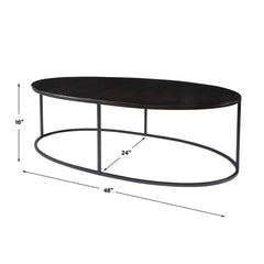 EDUARD OVAL COFFEE TABLE