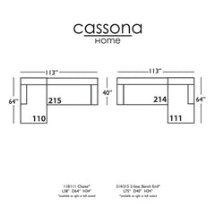 MADELINE SLIPCOVER SECTIONAL