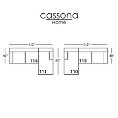 HOLLOWAY SECTIONAL METAL