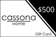 Cassona Home Gift Cards - The perfect gift
