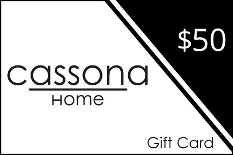 Cassona Home Gift Cards - The perfect gift