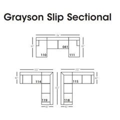 GRAYSON SLIPCOVER SECTIONAL