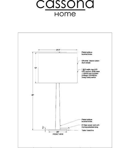 MOBILE TABLE LAMP