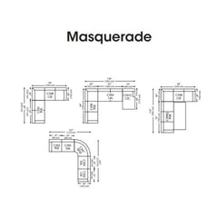 MASQUERADE SLIPCOVER SECTIONAL