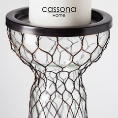MESH CANDLE HOLDER