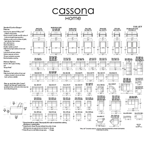 SULLEY SLEEPER SECTIONAL