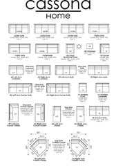 2600-20/90 PILLOW SOFA