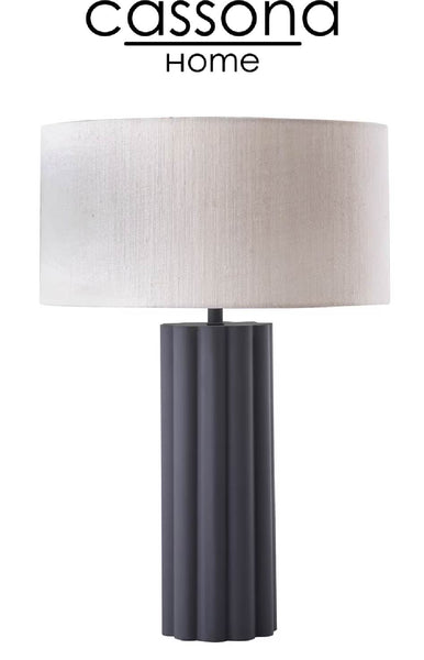 GREY TABLE LAMP