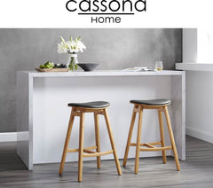 SKOL COUNTER STOOL, LEATHER SEAT