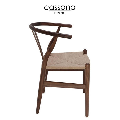 ALBAN DINING CHAIR BROWN