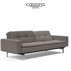 DUBLEXO STAINLESS STEEL SOFA BED WITH ARMS