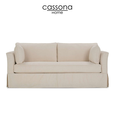 DARBY BENCH SEAT SLIPCOVER SOFA