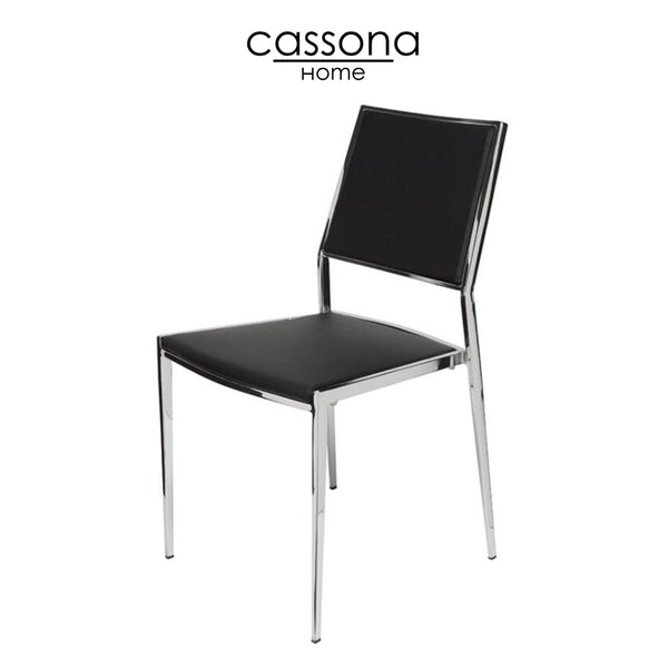 NORA DINING CHAIR BLACK