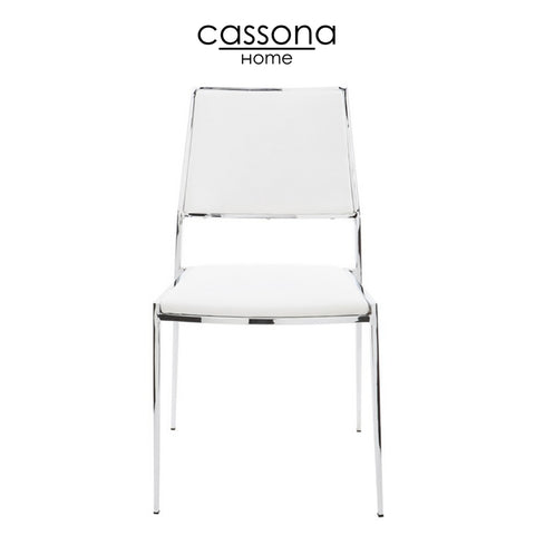 AARON DINING CHAIR WHITE