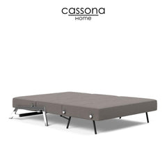 CUBED SOFA BED WITH CHROME LEGS