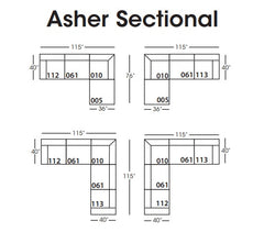 ASHER SECTIONAL SOFA